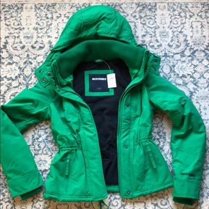 Green Abercrombie and Fitch Puffer Coat